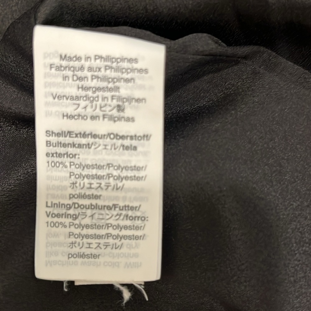 J.Crew black ruffle neck black mini dress size 6 - Picture 11 of 12